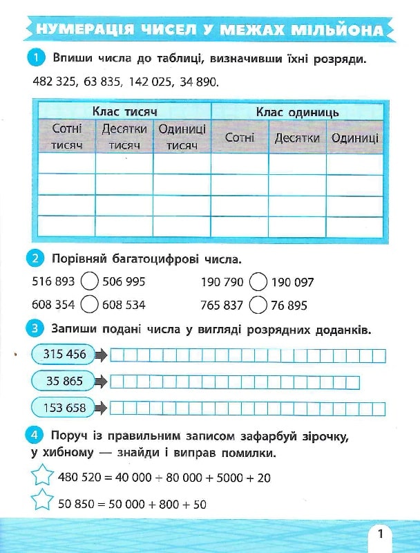 Тренажер-навчалочка. Математика. Українська мова. 4 клас