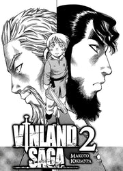 Обкладинка манги «Vinland Saga 2» з чорно-білими ілюстраціями — манга українською | BookCafe