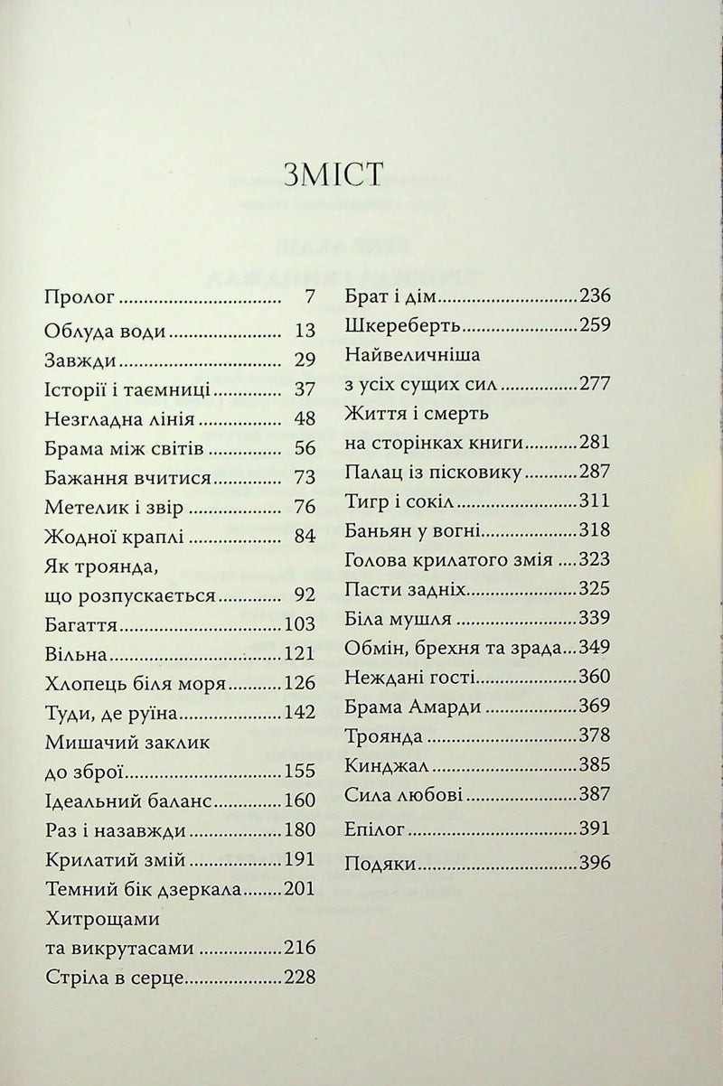 Зміст української книги з поетичними назвами розділів — українська поезія | BookCafe