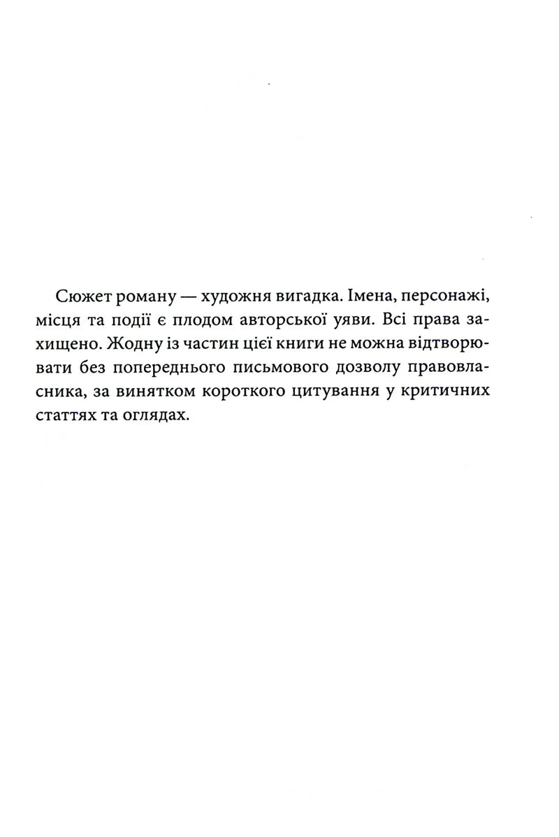 Сторінка української книги з текстом про сюжет роману — книги українською в Польщі | BookCafe