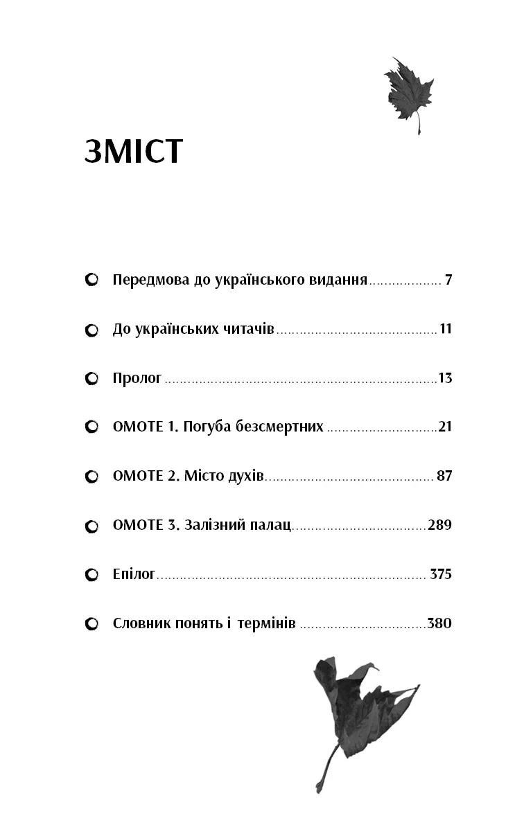 Зміст української книги з оголошеннями та листям — книги українською | BookCafe