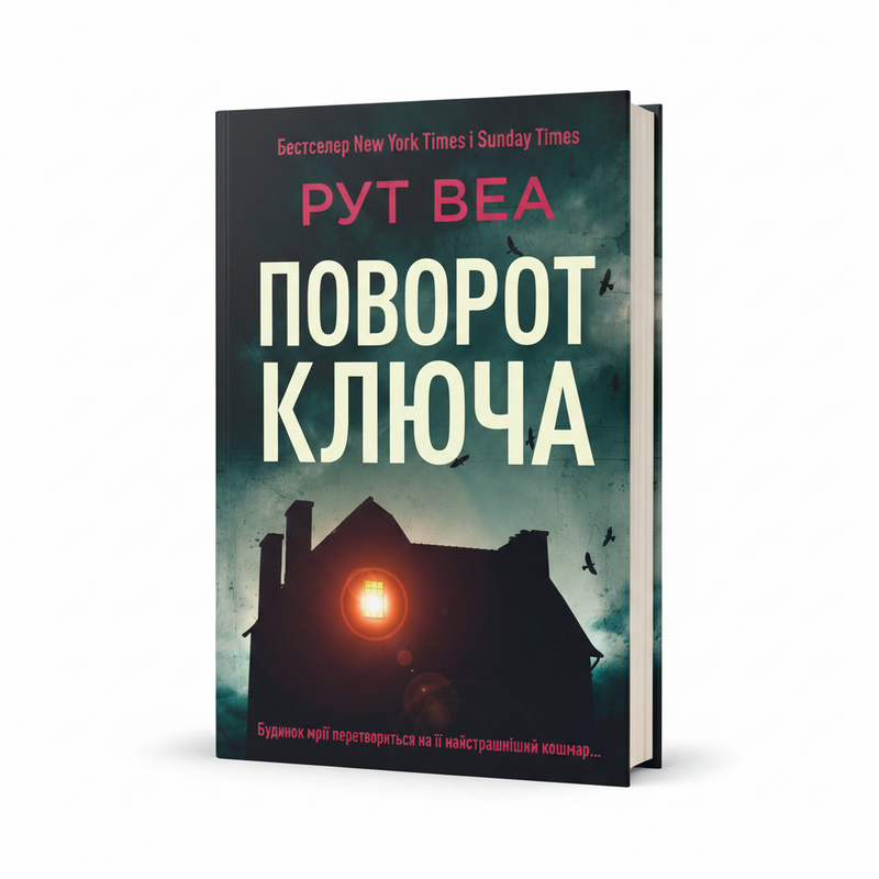 Обкладинка книги Поворот ключа - Рут Веа. BookCafe Вроцлав.