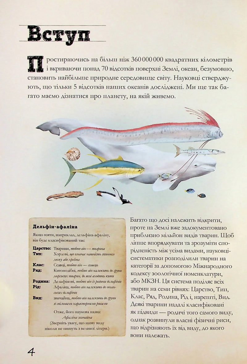 Морські тварини світу