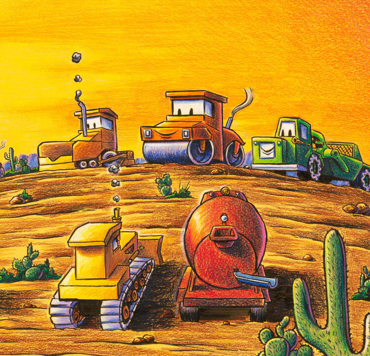 Велике будівництво: всі дуже раді дорожній бригаді!