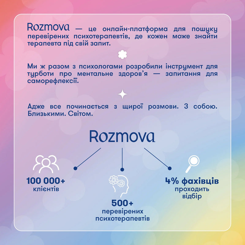 Картки саморефлексії «Розмова з собою»