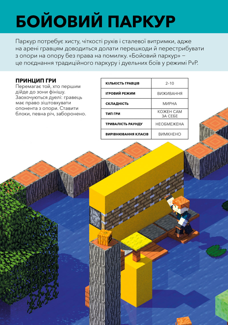 MINECRAFT. Довідник мініігор у режимі PvP