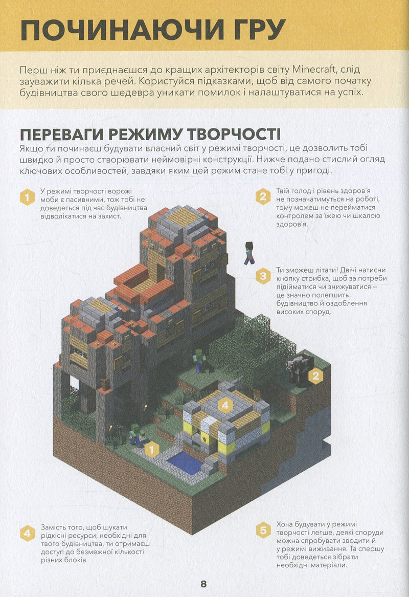 MINECRAFT Довідник Архітектора