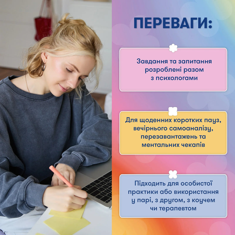 Картки саморефлексії «Розмова з собою»
