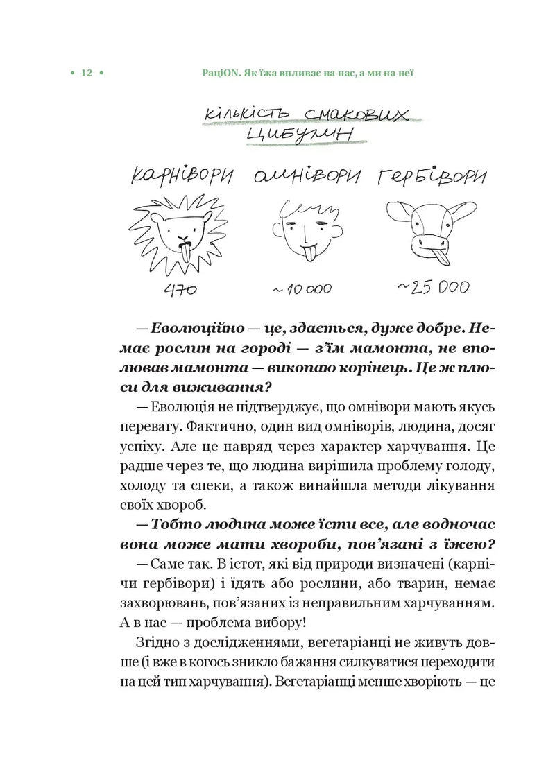 РаціON. Як їжа впливає на нас, а ми на неї