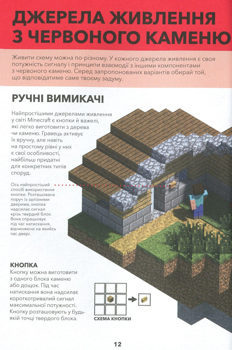 Minecraft. Довідник Червоного каменю