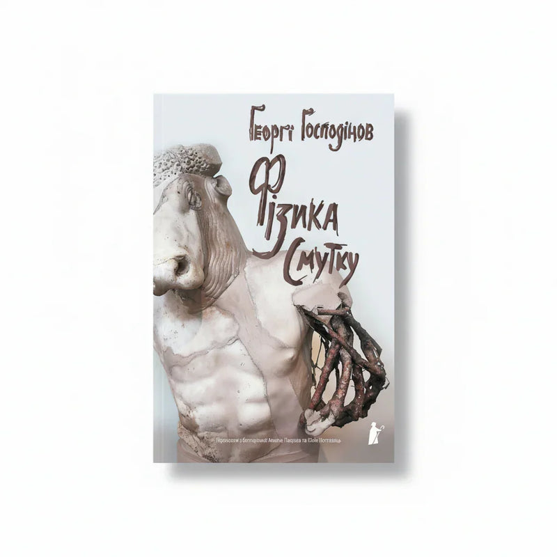 Обкладинка книги Фізика смутку - Ґеоргі Ґосподінов. BookCafe Вроцлав.