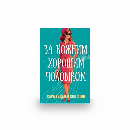 Обкладинка книги За кожним хорошим чоловіком - Сара Ґудмен Конфіно. BookCafe Вроцлав.