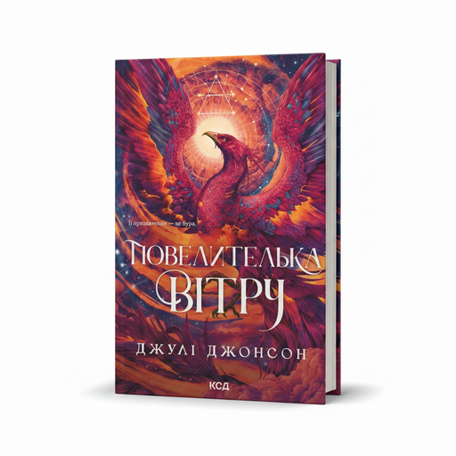 Обкладинка книги Повелителька вітру - Джулі Джонсон. BookCafe Вроцлав.