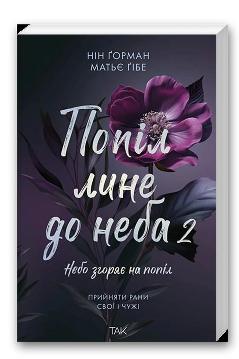 Обкладинка книги «Попіл лине до неба» — Нін Ґорман