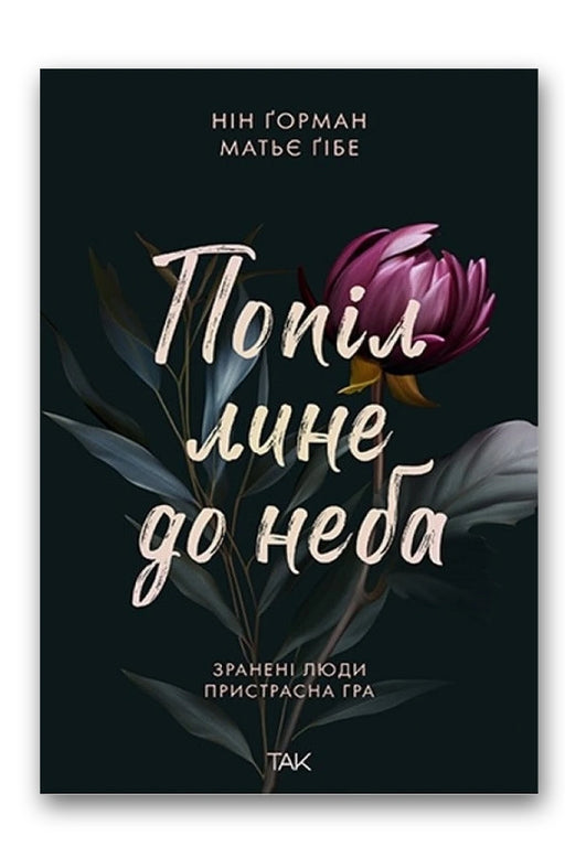 Обкладинка книги «Попіл лине до неба» — Нін Ґорман
