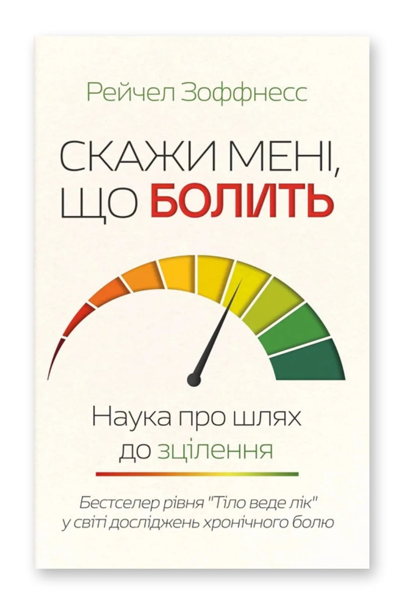 Обкладинка книги «Скажи мені, що болить» — Рейчел Зоффнесс
